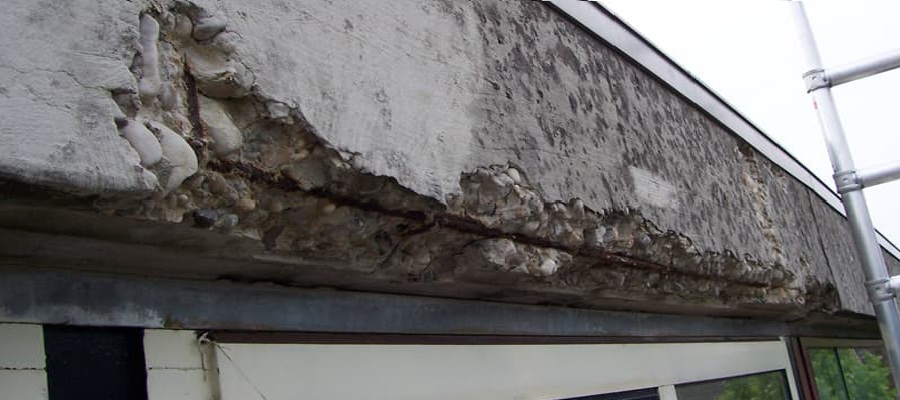 Reparaturen von Betonfäule